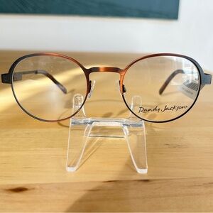 Randy Jackson Eyeglasses Frames Glasses Tortoise Black RX Fashion 48-20-145